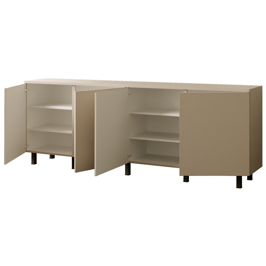 Turin Ayaya 180 cm Dressoir Cashmere Turin Ayaya 180 cm Dressoir Cashmere