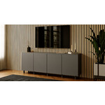 Artego Design Turin Ayaya 180 cm Dressoir Grafiet Artego Design Turin Ayaya 180 cm Dressoir Grafiet