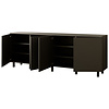 Turin Ayaya 180 cm Dressoir Grafiet