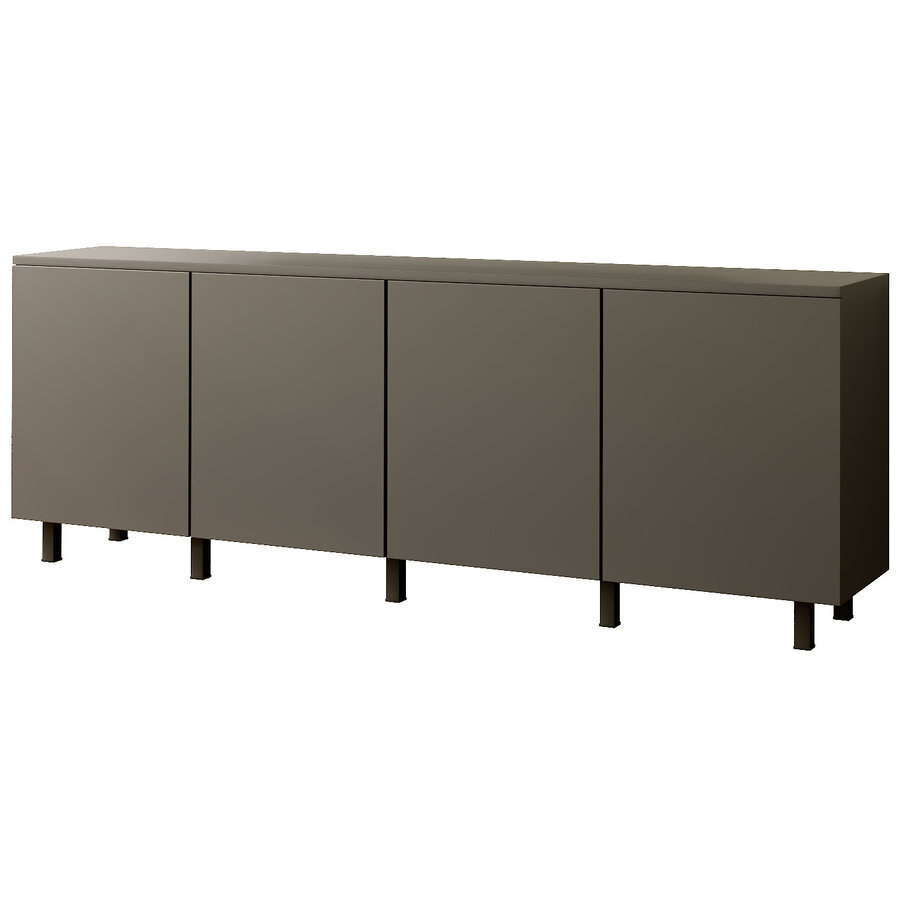 Turin Ayaya 180 cm Dressoir Grafiet Turin Ayaya 180 cm Dressoir Grafiet