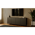 Artego Design Turin Ayaya 180 cm Dressoir Zwart Artego Design Turin Ayaya 180 cm Dressoir Zwart