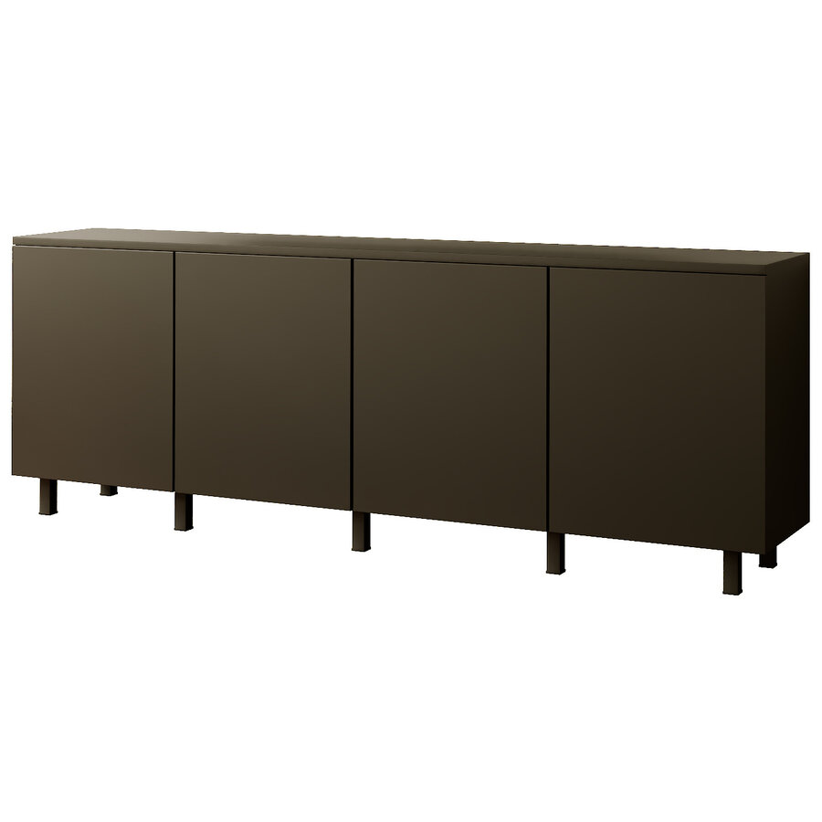 Turin Ayaya 180 cm Dressoir Zwart Turin Ayaya 180 cm Dressoir Zwart