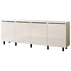 Eco Aya 200 cm Dressoir Hoogglans Alpine Wit