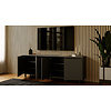 Turin Aya 240 cm Dressoir Grafiet