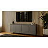 Turin Aya 240 cm Dressoir Grafiet