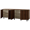 Trentino Aya 240 cm Dressoir Walnoot