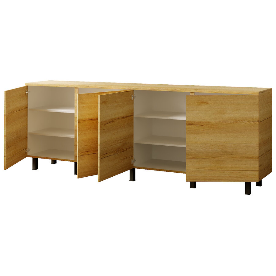 Trendy Ayaya 240 cm Dressoir Eiken Trendy Ayaya 240 cm Dressoir Eiken