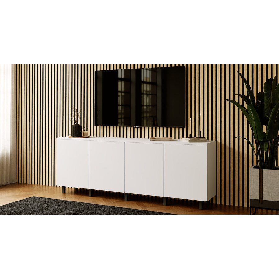 Turin Ayaya 200  cm Dressoir Alpine Wit Turin Ayaya 200  cm Dressoir Alpine Wit