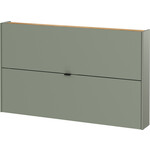 Germania Ameca Taupe Groen / Eiken Schoenenkast 2-Kleppen Germania Ameca Taupe Groen / Eiken Schoenenkast 2-Kleppen