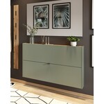 Germania Ameca Taupe Groen / Eiken Halmeubelset Twee Germania Ameca Taupe Groen / Eiken Halmeubelset Twee