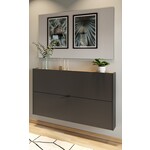 Germania Ameca Grafiet / Eiken Halmeubelset Één Germania Ameca Grafiet / Eiken Halmeubelset Één