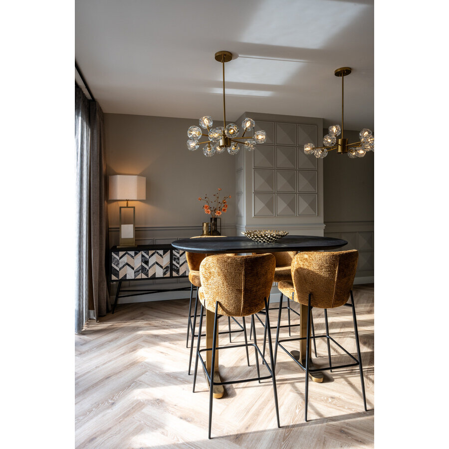 Quinty Hanglamp Geborsteld Goud Quinty Hanglamp Geborsteld Goud