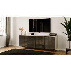 Artego Design Turin Smoky 200 cm Zwevend Dressoir Cashmere