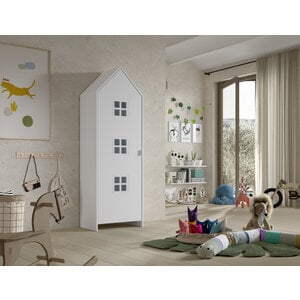 KidsOnly Casami Bruges Satijn Wit Kast 1-Deur