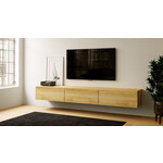Artego Design Levana Trendy Eiken 300 cm TV Wandmeubel Artego Design Levana Trendy Eiken 300 cm TV Wandmeubel