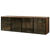 Trentino Smoky 243 cm Zwevend Dressoir Walnoot