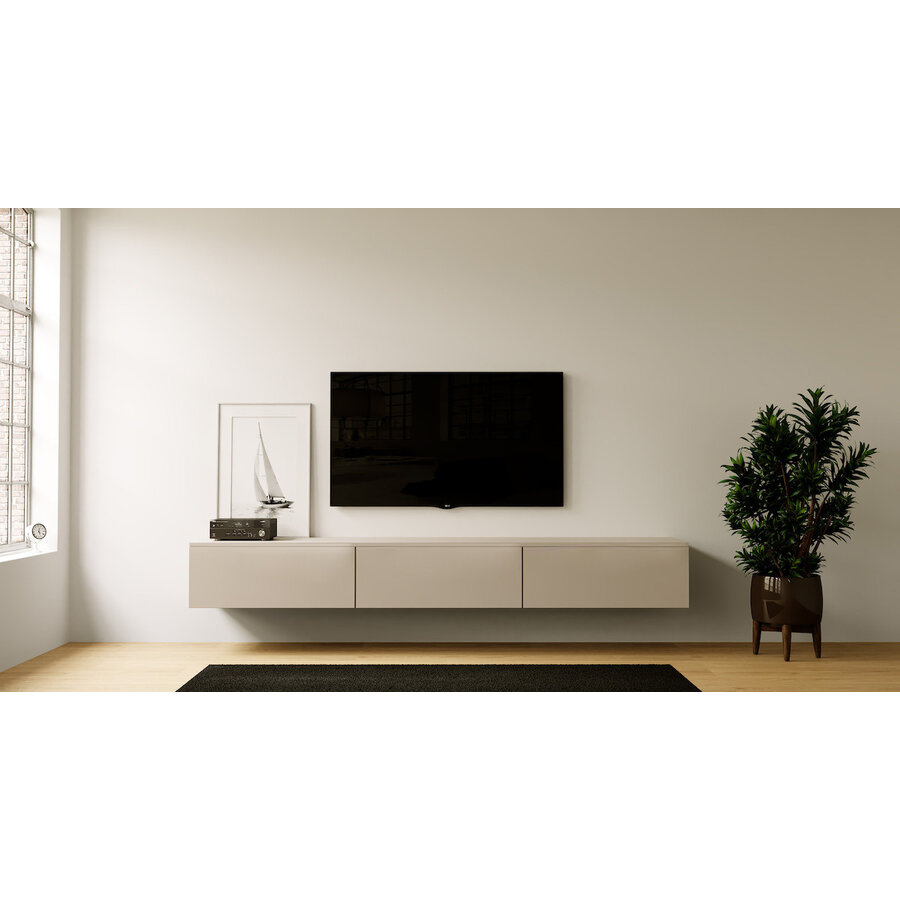 Levana Cashmere 300 cm TV Wandmeubel Levana Cashmere 300 cm TV Wandmeubel