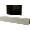 Valentino 207 cm Gesso TV Wandmeubel