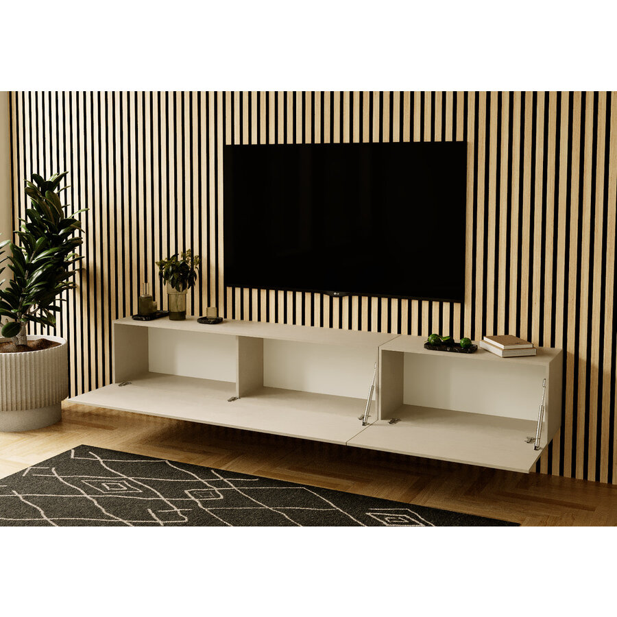 Valentino 207 cm Argilla TV Wandmeubel Valentino 207 cm Argilla TV Wandmeubel