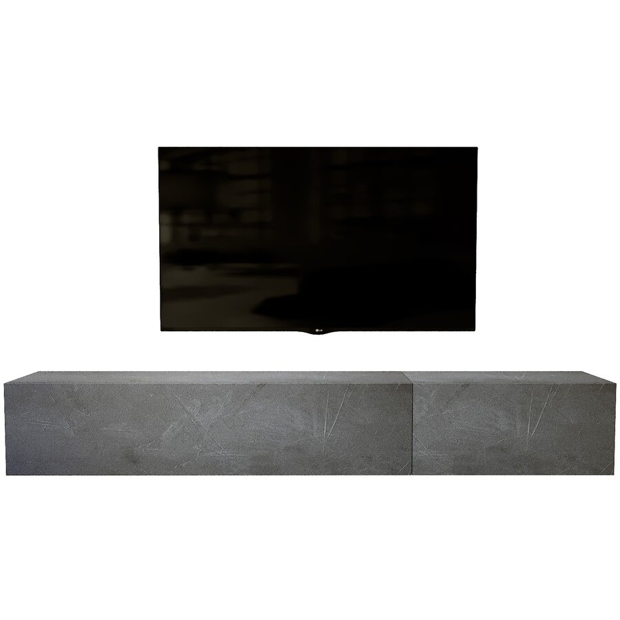 Valentino 207 cm Piombo TV Wandmeubel Valentino 207 cm Piombo TV Wandmeubel