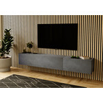 Nova Design Valentino 207 cm Piombo TV Wandmeubel Nova Design Valentino 207 cm Piombo TV Wandmeubel