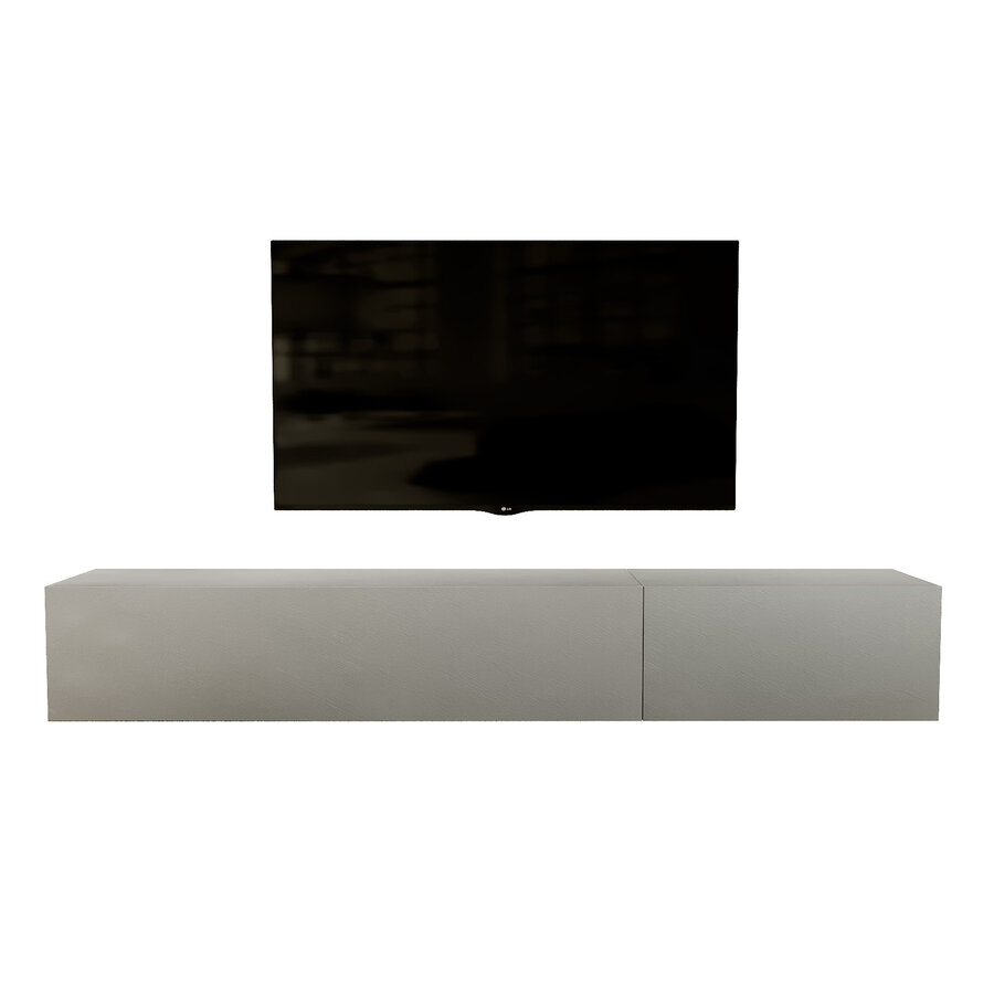 Valentino 207 cm Ardesia TV Wandmeubel Valentino 207 cm Ardesia TV Wandmeubel