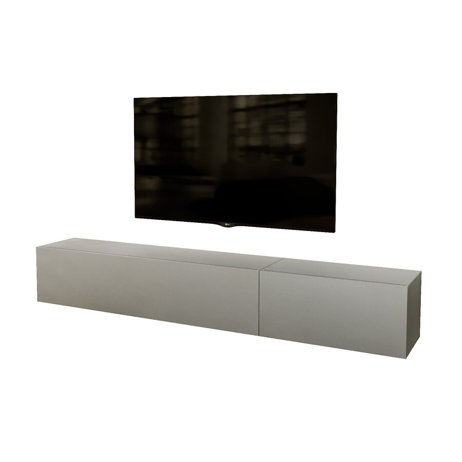 Valentino 207 cm Ardesia TV Wandmeubel Valentino 207 cm Ardesia TV Wandmeubel