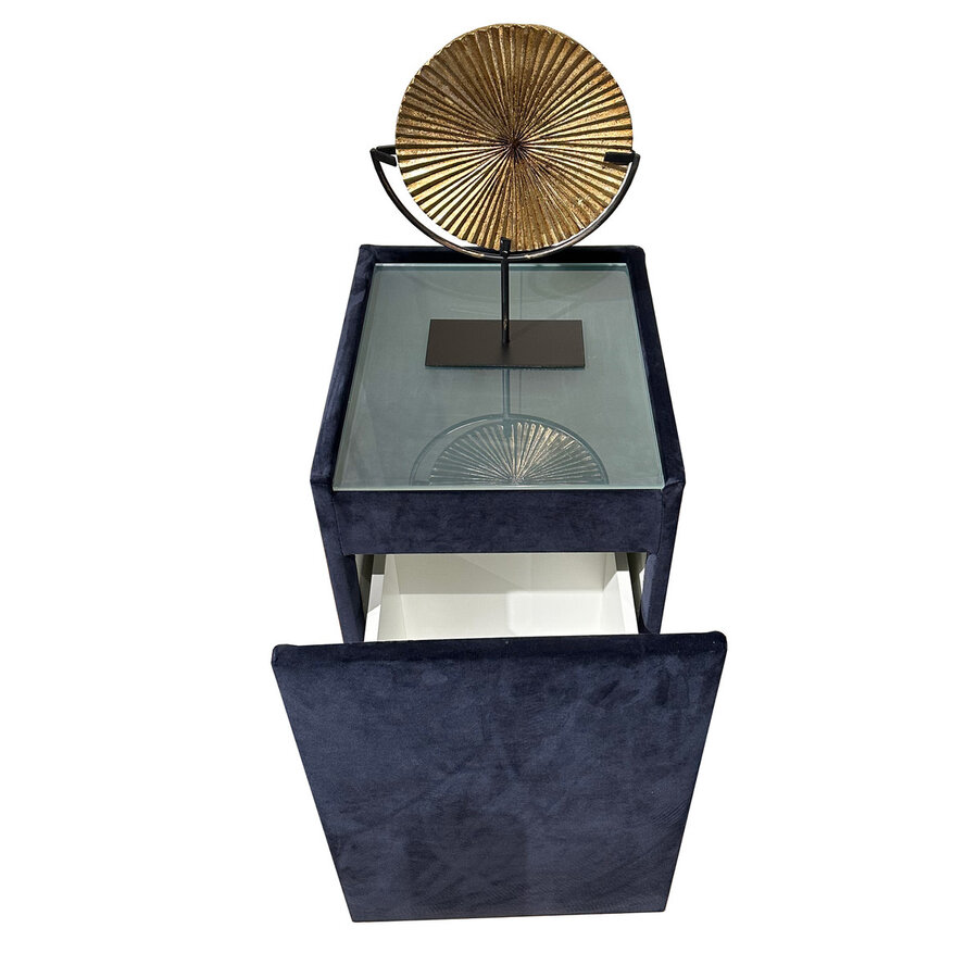 Continental Grace Tweedekans Boxspring Donkerblauw Continental Grace Tweedekans Boxspring Donkerblauw