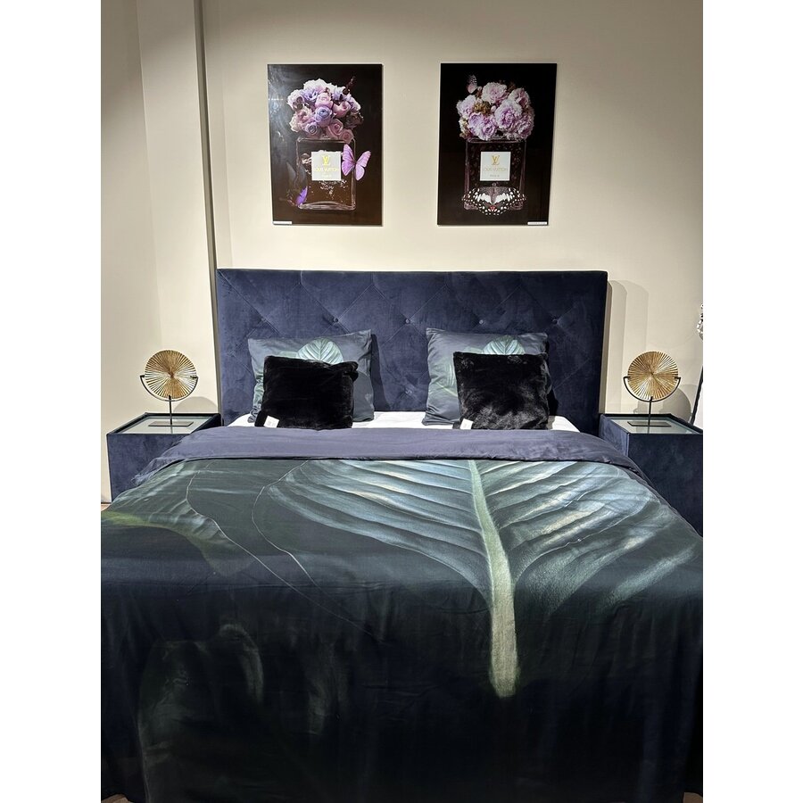 Continental Grace Tweedekans Boxspring Donkerblauw Continental Grace Tweedekans Boxspring Donkerblauw