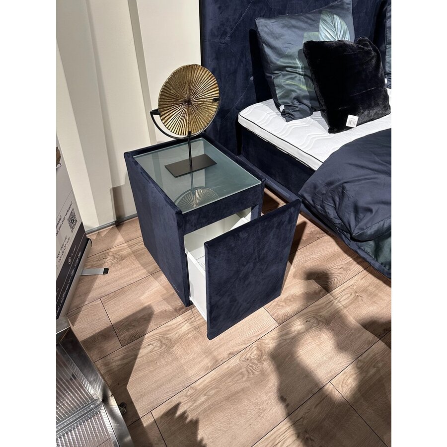 Continental Grace Tweedekans Boxspring Donkerblauw Continental Grace Tweedekans Boxspring Donkerblauw