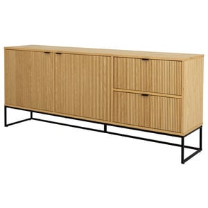 Tenzo Bali Naturel Eiken Dressoir 2-Deuren 2-Lades