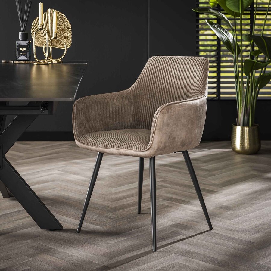 Switch Ribstof Armstoel Zand Switch Ribstof Armstoel Zand