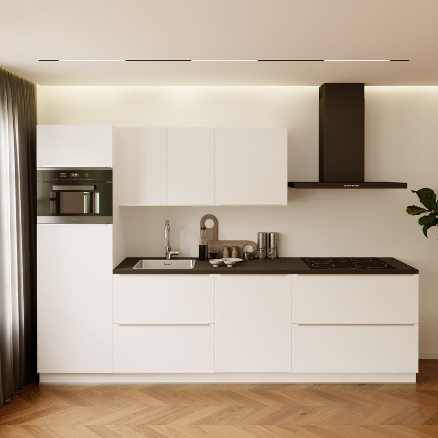 Turin Salie Rechte Keuken Alpine Wit Turin Salie Rechte Keuken Alpine Wit