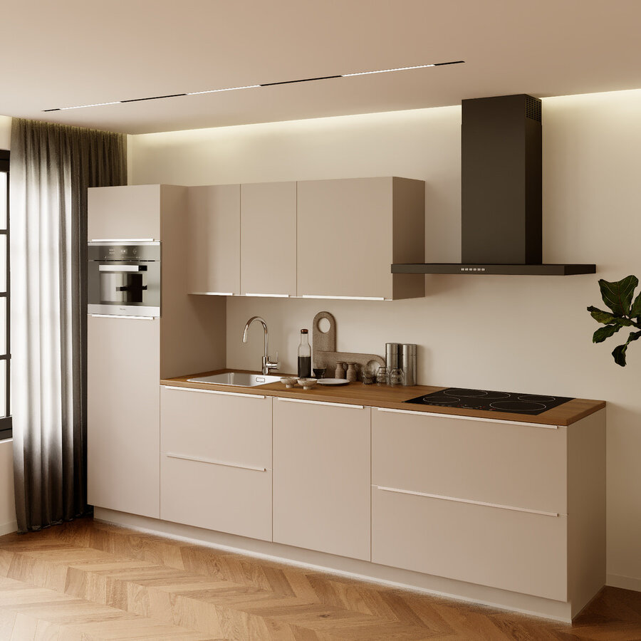 Turin Salie Rechte Keuken Cashmere Turin Salie Rechte Keuken Cashmere