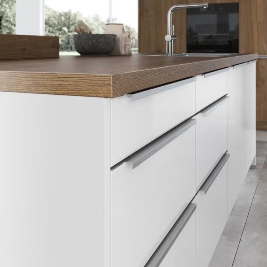Eco Salie Rechte Keuken Hoogglans Wit Eco Salie Rechte Keuken Hoogglans Wit