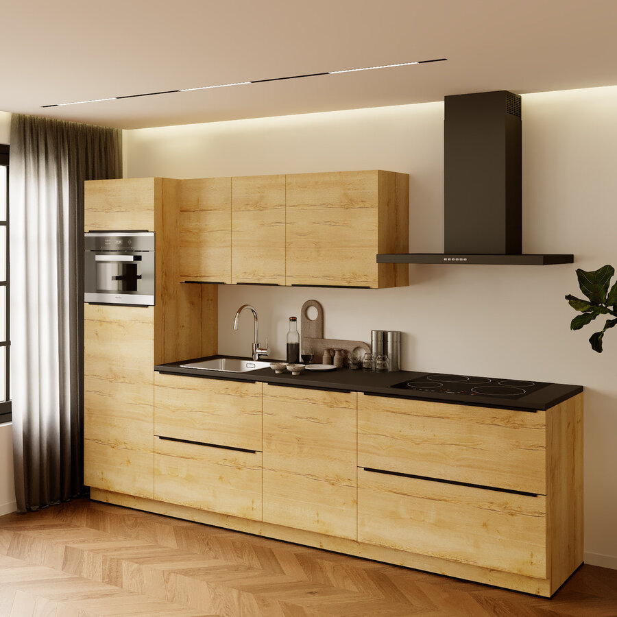 Trendy Salie Rechte Keuken Eiken Trendy Salie Rechte Keuken Eiken