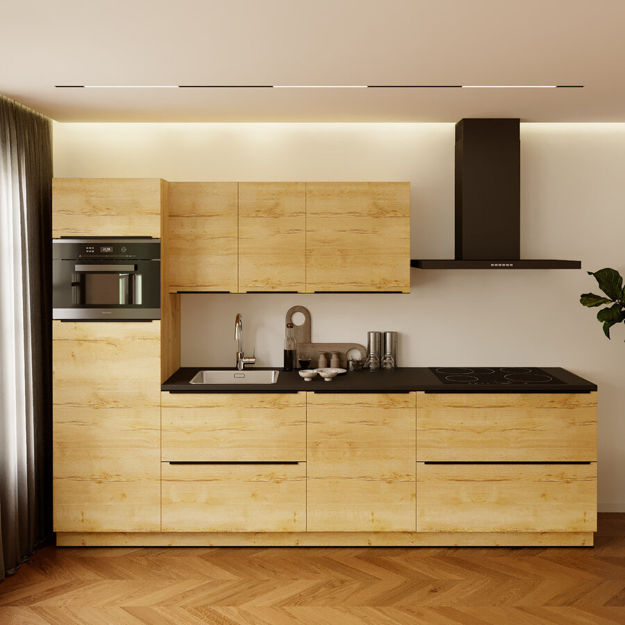 Trendy Salie Rechte Keuken Eiken Trendy Salie Rechte Keuken Eiken