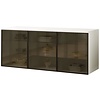 Turin Smoky 150 cm Zwevend Dressoir Alpine Wit