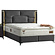 Madrid Dark 180 x 200 cm Opbergbed met Matras