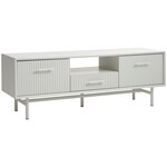 Hygge Interiors Palma Greige Tv Meubel met 2-Deuren 1-Lade Hygge Interiors Palma Greige Tv Meubel met 2-Deuren 1-Lade