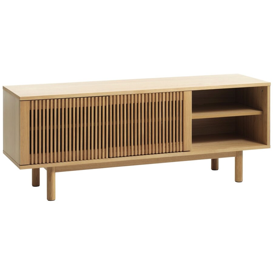 Tiber Eiken Tv Meubel 2-Deuren Tiber Eiken Tv Meubel 2-Deuren