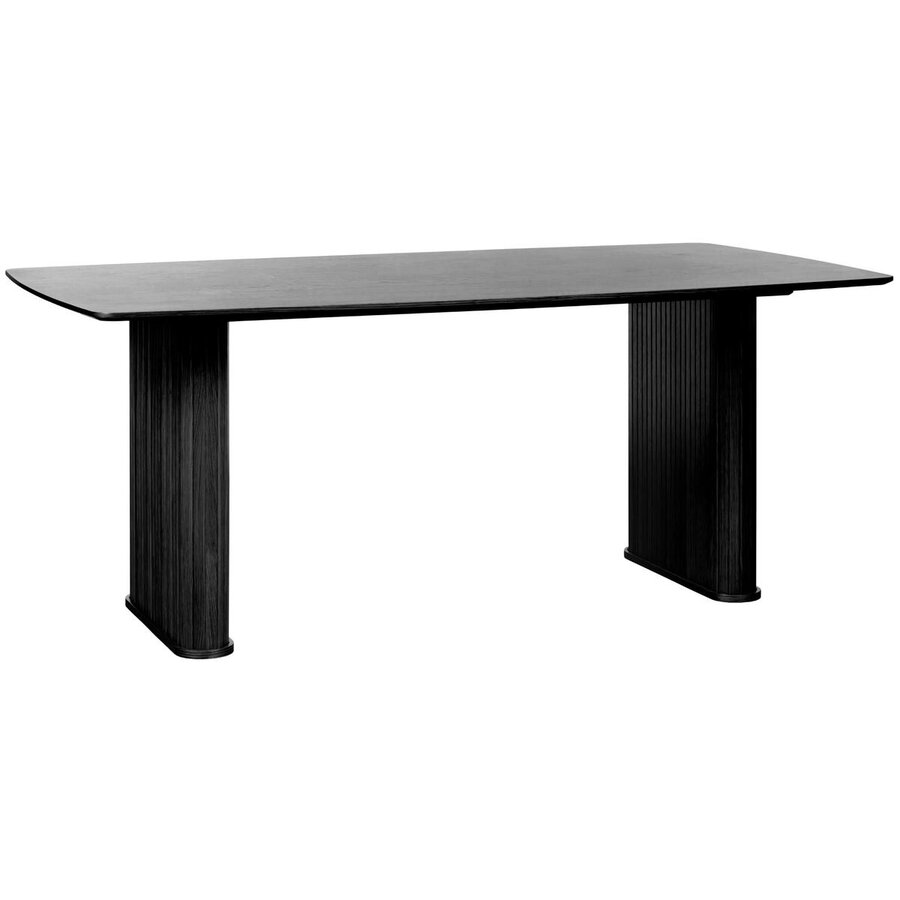 Nola 190 cm Eettafel Zwart Eiken Nola 190 cm Eettafel Zwart Eiken