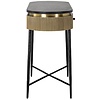 Ironville Goud Sidetable met 2-Lades