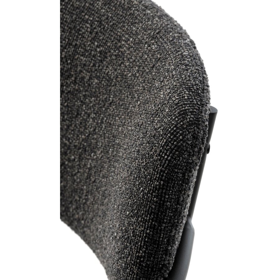 Zama Melange Donkergrijs Eetkamerstoel Zama Melange Donkergrijs Eetkamerstoel