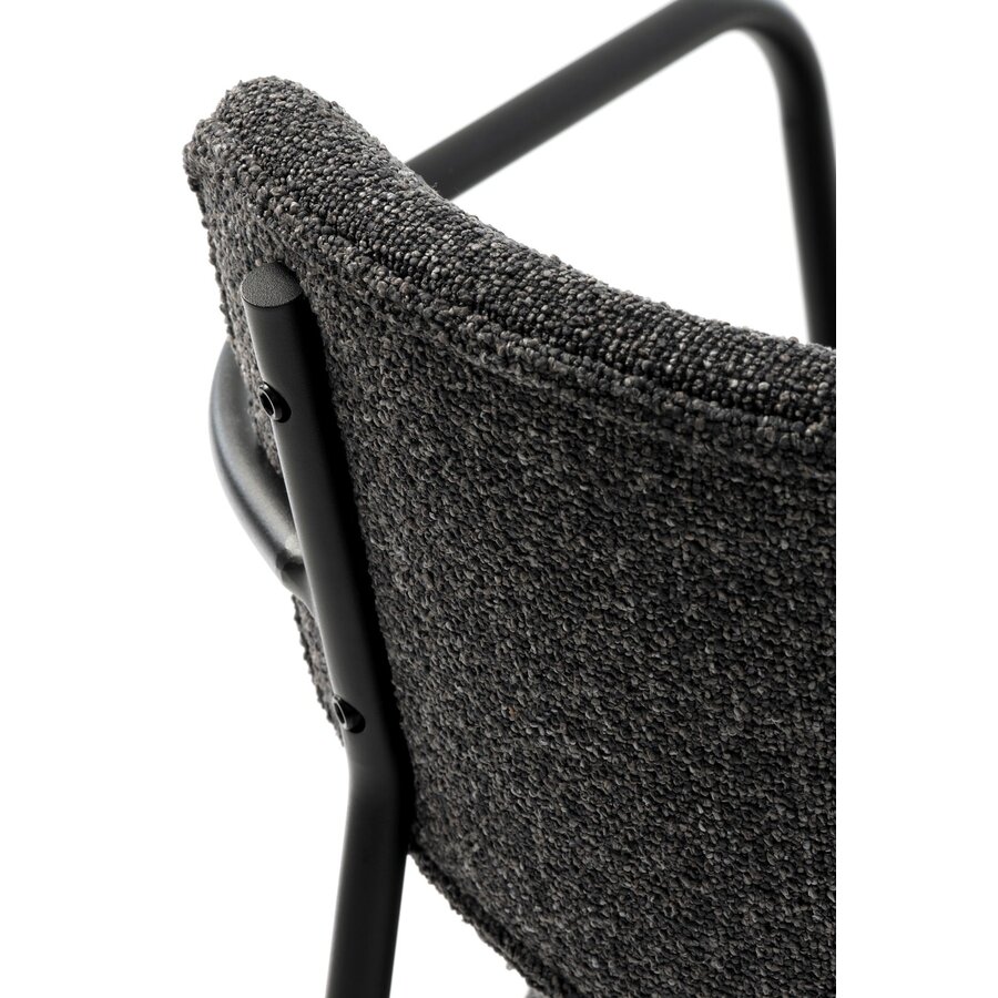 Zama Melange Donkergrijs Eetkamerstoel Zama Melange Donkergrijs Eetkamerstoel