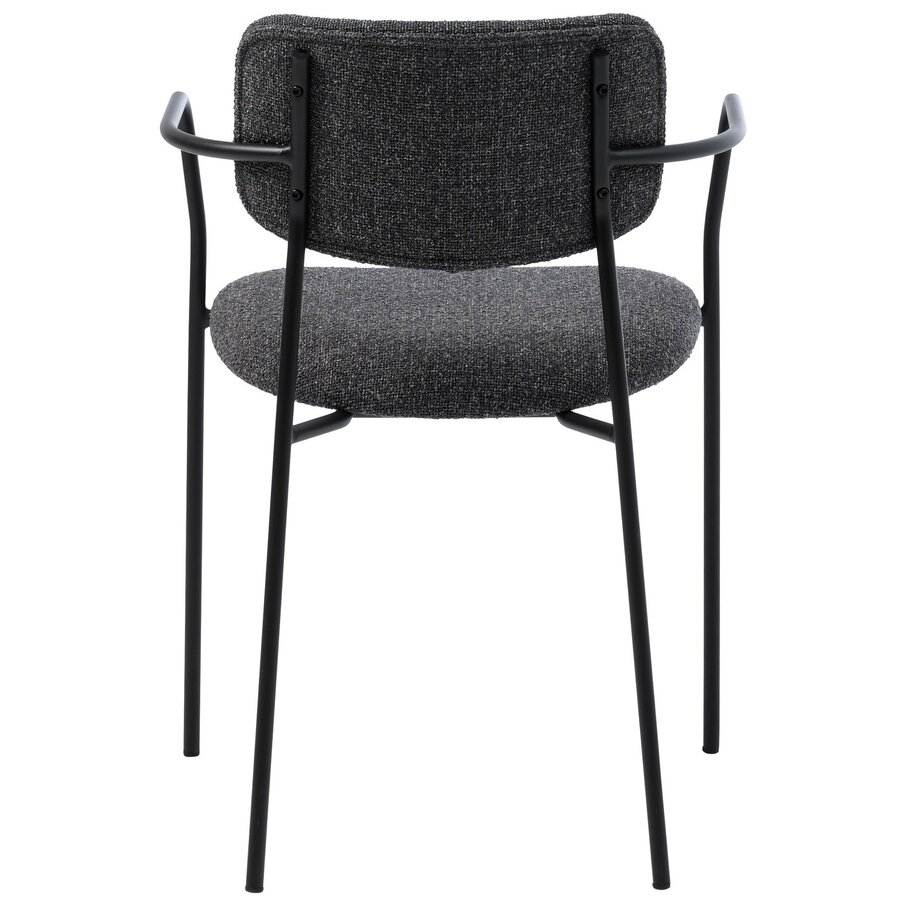 Zama Melange Donkergrijs Eetkamerstoel Zama Melange Donkergrijs Eetkamerstoel