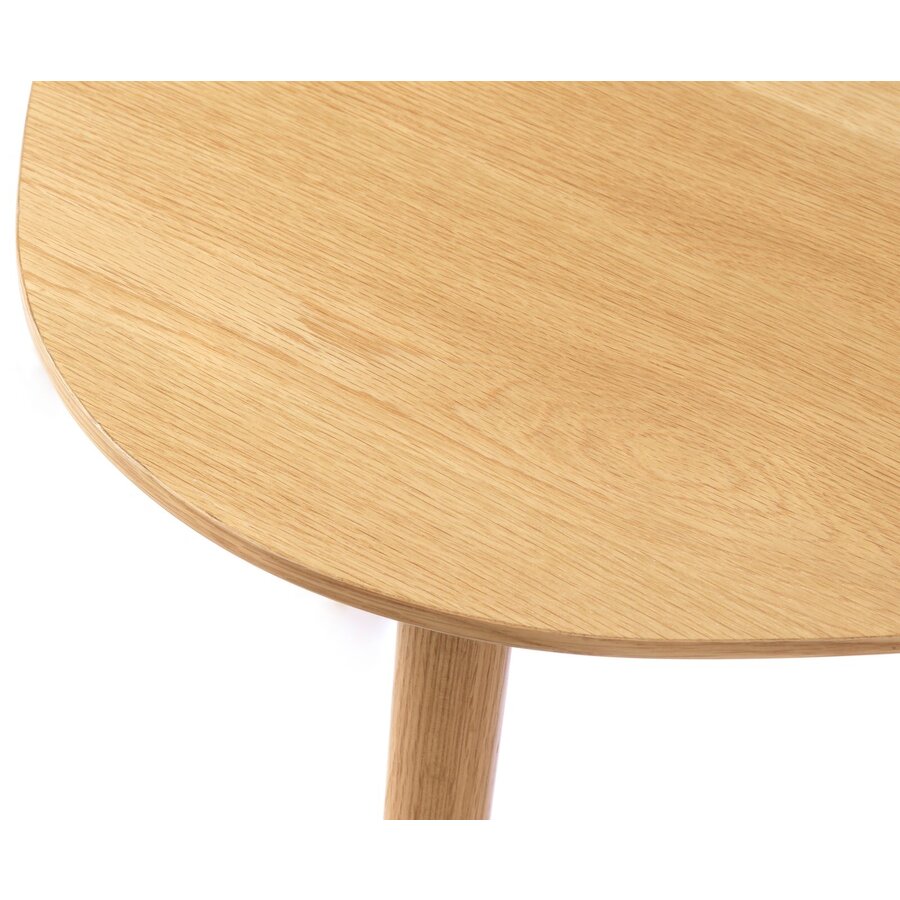 Adda Naturel Eiken Salontafel Set Rond Adda Naturel Eiken Salontafel Set Rond