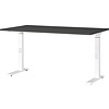 Downey 140 cm Grafiet / Wit Zit Sta Bureautafel