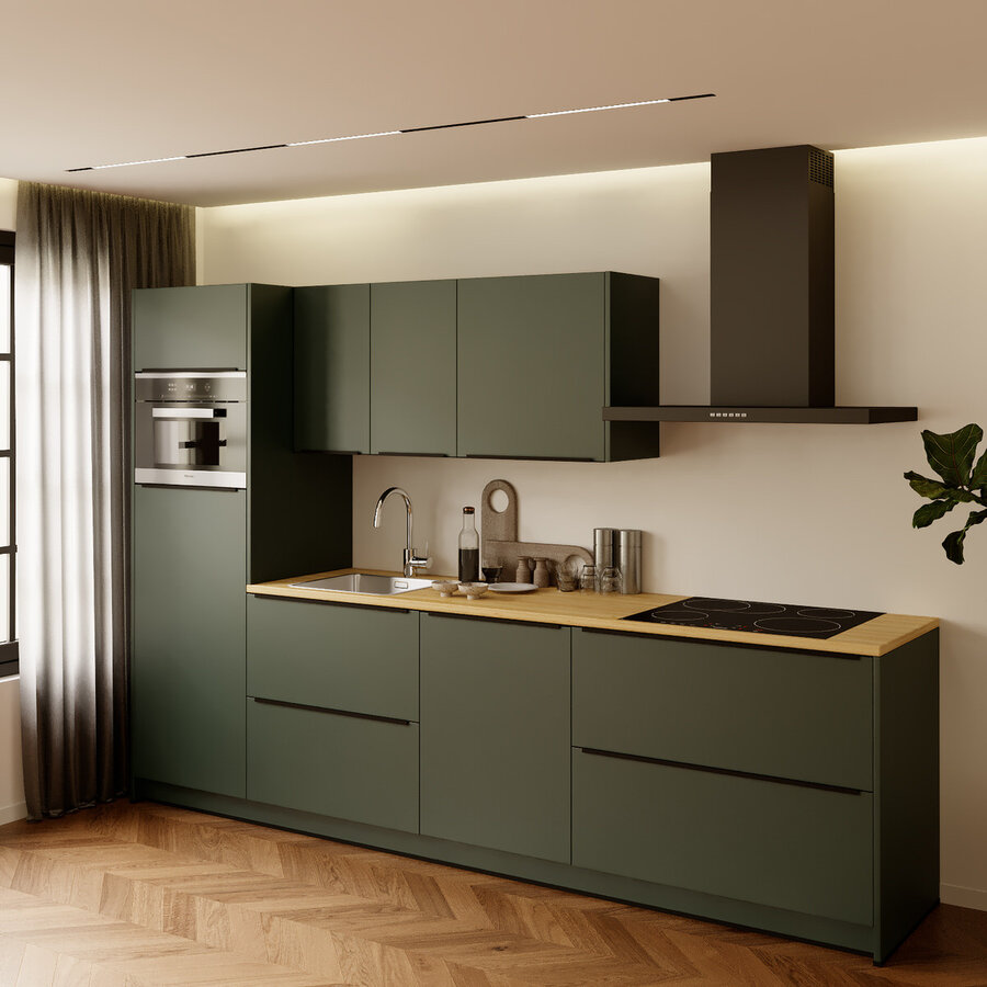 Soft Pro Salie Rechte Keuken Groen Soft Pro Salie Rechte Keuken Groen