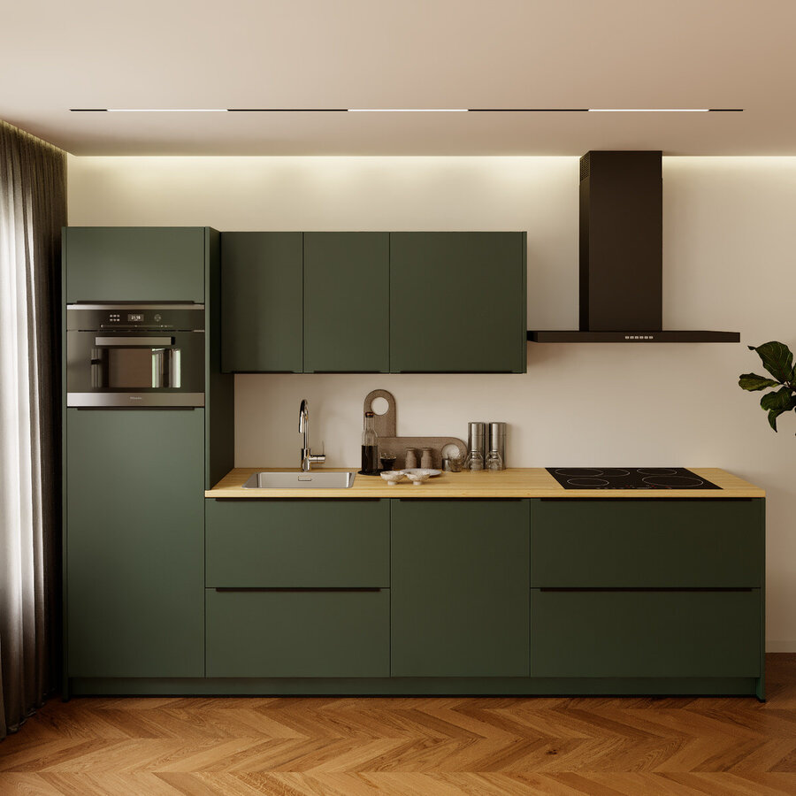 Soft Pro Salie Rechte Keuken Groen Soft Pro Salie Rechte Keuken Groen